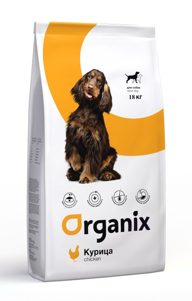 Organix полнорационный сухой корм для взрослых собак всех пород с ...