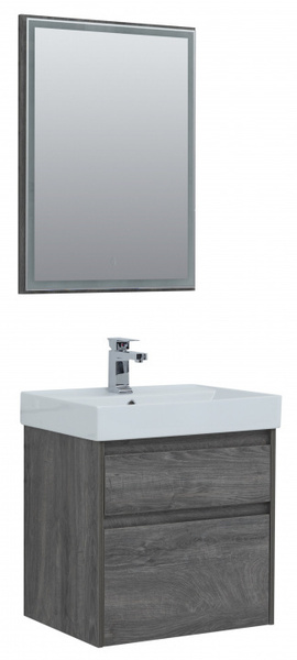 Мебель для ванной Aquanet Nova Lite 60 дуб рошелье (2 ящика) - купить с ...