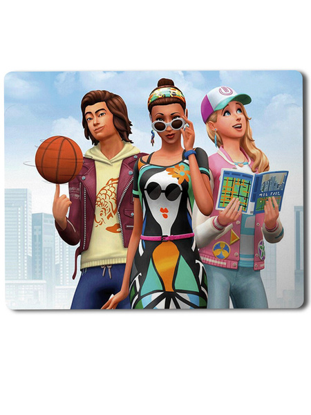 Геймерский коврик Sims (симс, симсити, персонажи, любовь, дружба ...