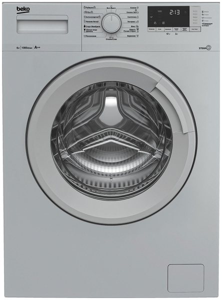 Стиральная машина Beko WSRE6512ZSS_483731 озон, серебристый - купить по ...