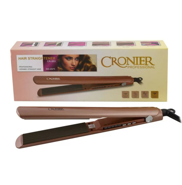 CRONIER Выпрямитель для волос CR-953 ,черный - купить с доставкой по ...