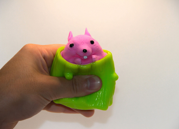 Игрушка антистресс Бешеная белка / Фуфлик зелено-фиолетовый - купить с ...