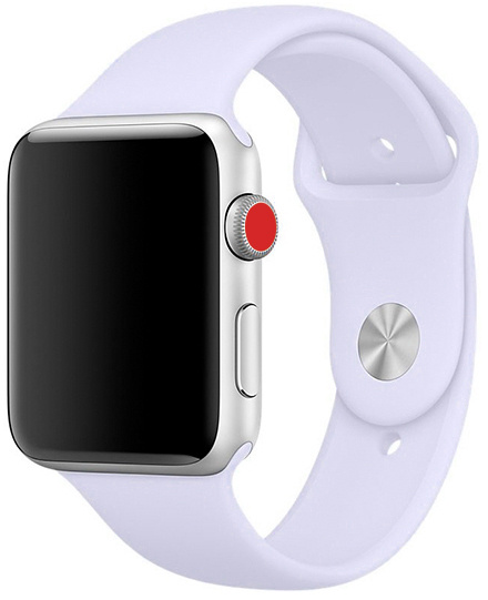 Силиконовый ремешок для смарт часов Apple Watch series 1-8 и Эппл Вотч ...