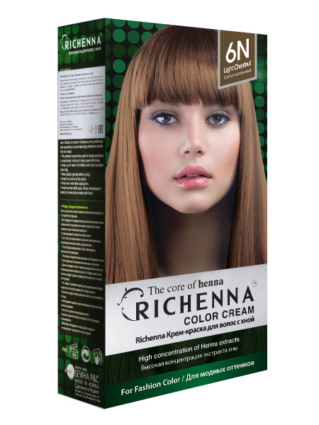 Richenna Краска для волос, 120 мл - купить с доставкой по выгодным ...