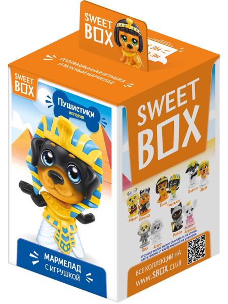 Sweet Box Конфитрейд СВИТБОКС ПУШИСТИКИ ЩЕНЯТА 5 Мармелад с игрушкой ...