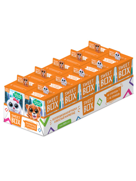 Sweet Box Конфитрейд СВИТБОКС ПУШИСТЫЕ ИСТОРИИ (ЗВЕРЯТА 4) Мармелад с ...
