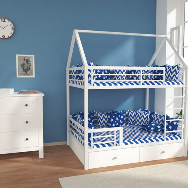 Двухъярусная кровать Двухъярусная кровать_1111111137 ЮКА Мебельx96x200 ...