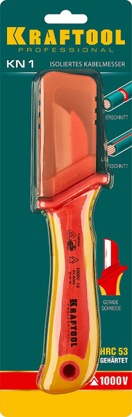 KN-1 нож электрика диэлектрический, прямой, KRAFTOOL 45401 - купить по ...