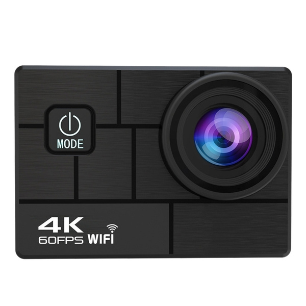Экшн-камера 4K / 60Fps, Wi-Fi, широкий угол обзора 170 градусов ...