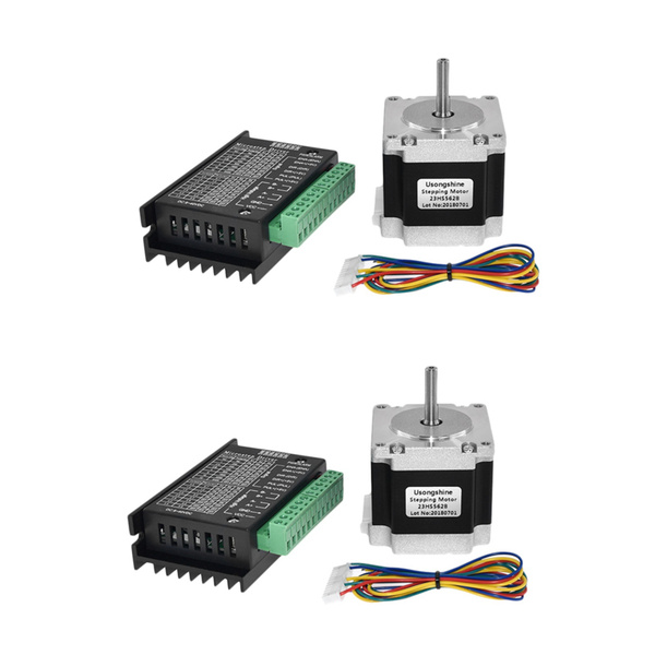 Шаговый двигатель Nema 23 23HS5628 57 2.8A с драйвером (6.35MM) купить ...