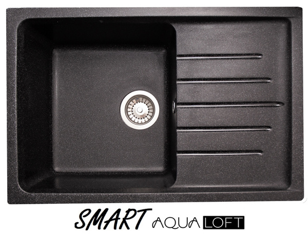 Мойка для кухни AquaLoft SMART/ Мойка кухонная из искусственного камня ...