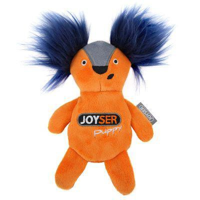Joyser Puppy Игрушка для собак Белка со сменной пищалкой S оранжевая ...