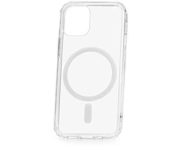 Прозрачный чехол для iPhone 12 mini с MagSafe и дополнительным выступом ...