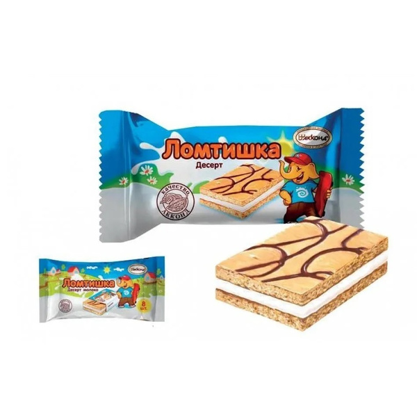 Конфеты Десерт Ломтишка молоко Акконд 3 шт по 500г - купить с доставкой ...