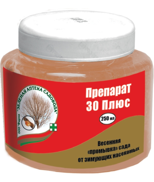 Средство для обработки деревьев от вредителей "Препарат 30 плюс" 250 мл ...
