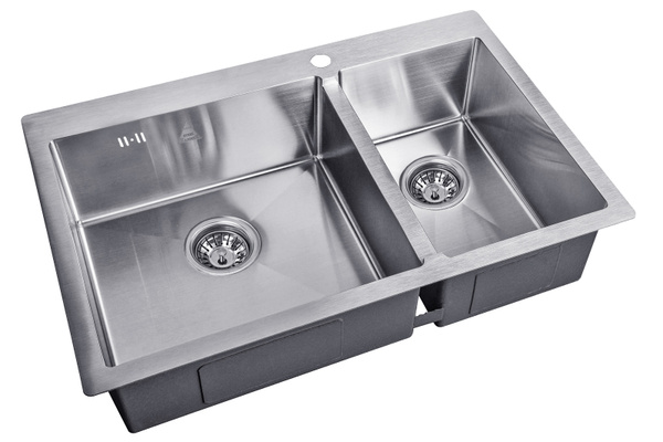 Мойка для кухни из нержавейки, с шумоподавлением ZorG Sanitary ...