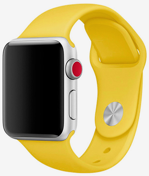Силиконовый ремешок для умных часов Apple Watch series 1-8 и Эпл Вотч ...