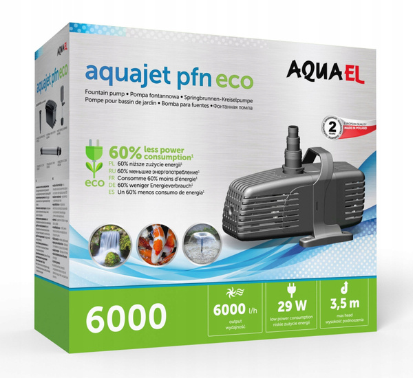 AQUAEL Насос фонтанный AQUAJET PFN ECO 6000 . - купить с доставкой по ...