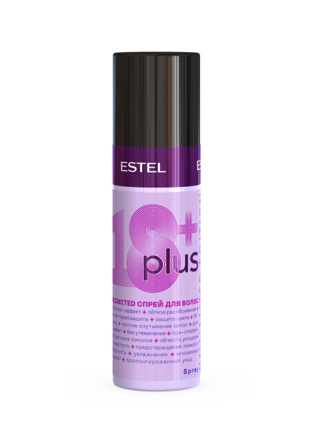 ESTEL PROFESSIONAL Увлажняющий спрей термозащита для волос 18+ PLUS ...