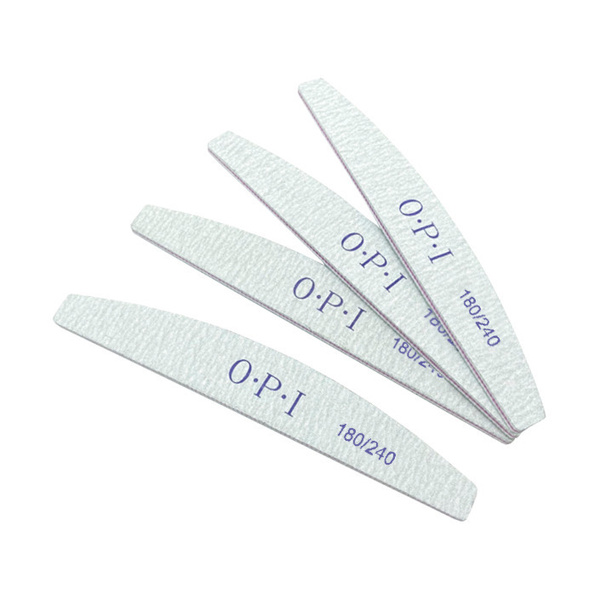 Lian Beauty Accessories Пилки для ногтей OPI 180/240 полумесяц, 5 шт ...