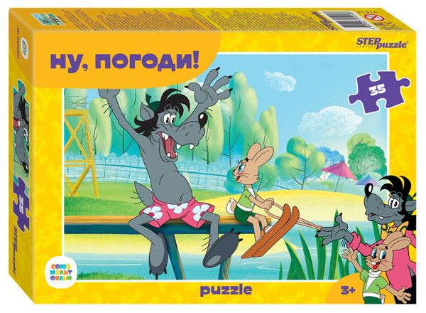 Пазл Step puzzle Ну, погоди! (91414), 35 деталей, С/м - купить с ...