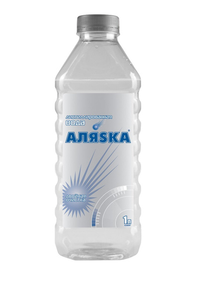 Дистиллированная вода Аляска 1л ПЭТ - купить с доставкой по выгодным ...