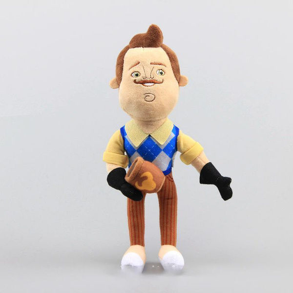 Плюшевая мягкая игрушка Привет Сосед с кружкой Hello Neighbor 30 см ...