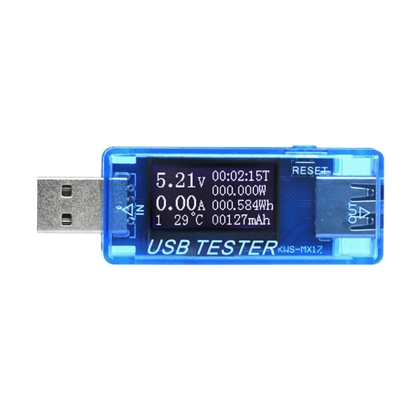 8 в 1 ЖК-дисплей USB-детектор напряжения тока зарядное устройство ...