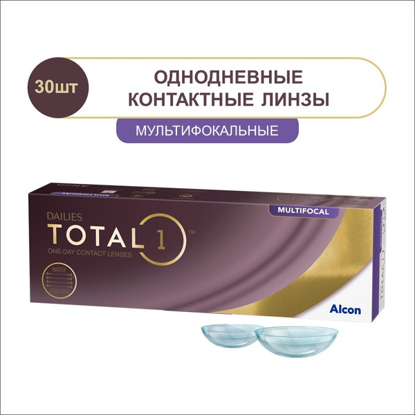 Контактные линзы Dailies Total 1 Multifocal 8.5 (+1.50) LOW (DT1 MF ...