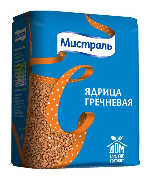 Гречка Мистраль ядрица, 2 кг - купить с доставкой по выгодным ценам в ...