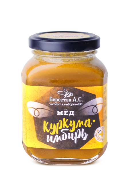 Мед Куркума-Имбирь, стекл. банка 200г - купить с доставкой по выгодным ...