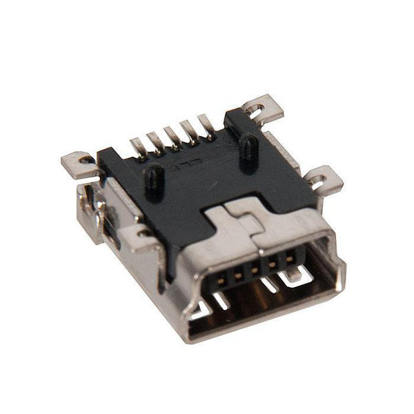 Разъем USB 2.0 Mini B, монтаж на плату, SMD - купить с доставкой по ...