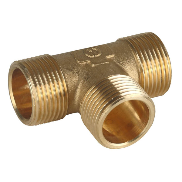 GENERAL FITTINGS 3/4", латунь, "штуцер - штуцер - штуцер", тройник ...