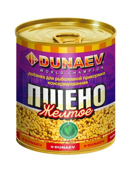 Добавка для прикормки металлобанка 320мл Дунаев (DUNAEV) Пшено Желтое ...
