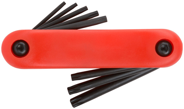 FIT Ключи имбусовые звездочки torx Т9 - Т40 набор 8 шт. CrV хром ...