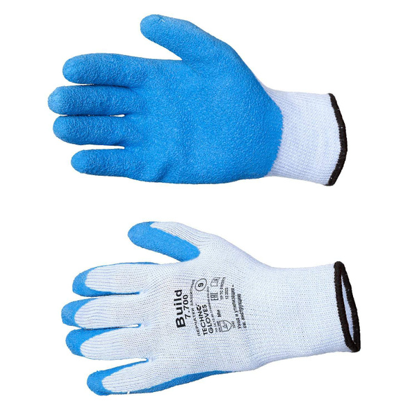 Перчатки ТЕХНОАВИА Technogloves BUILD (Билд); рельефное латексное ...