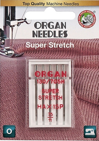Иглы для швейных машин ORGAN супер стрейч 5/75 Blister - купить с ...