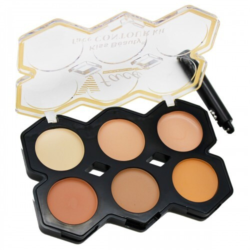KISS BEAUTY Палетка для скульптурирования лица FACE CONTOUR KIT ...