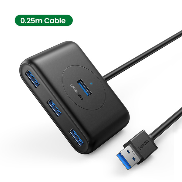 UGREEN USB-концентратор 5 Гбит/с, 4 порта USB 3,0, разветвитель ...