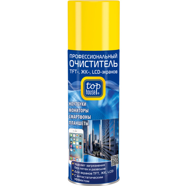 Top House Профессиональный аэрозоль-очиститель TFT, ЖК и LCD-Экранов ...