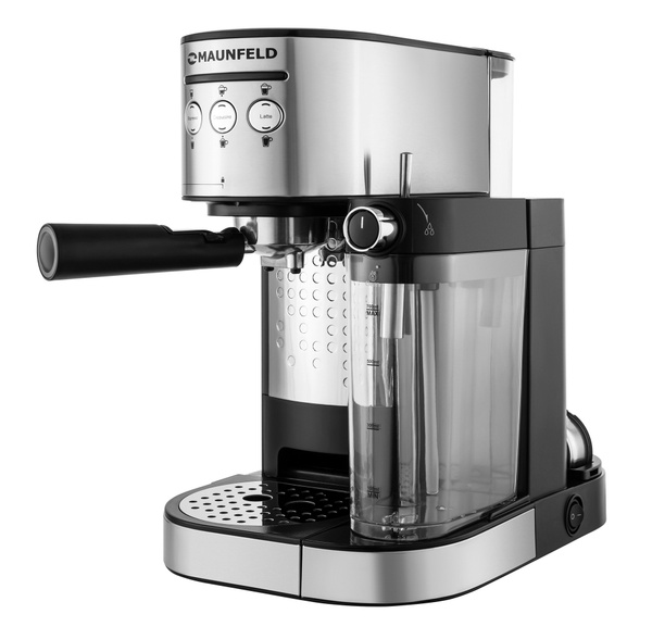 MAUNFELD Кофеварка рожковая MF-720S PRO, серебристый - купить с ...