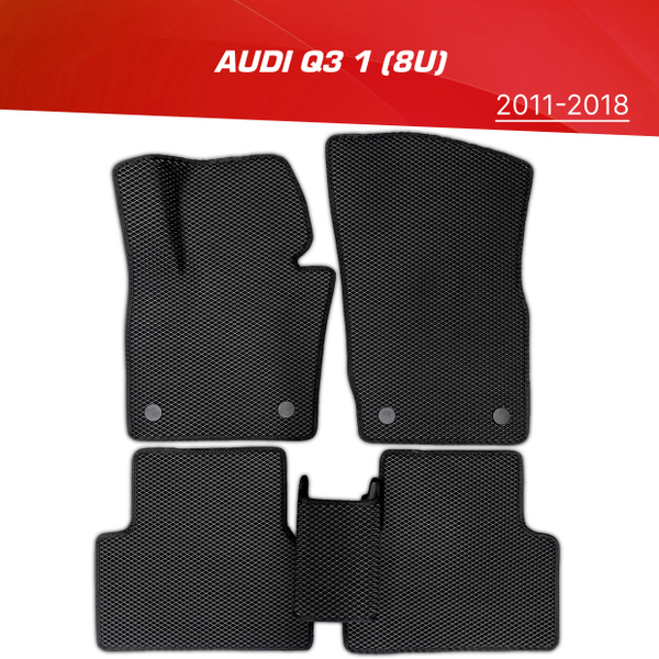 Коврики в салон автомобиля PS-Avto Audi Q3 1, цвет черный - купить по ...