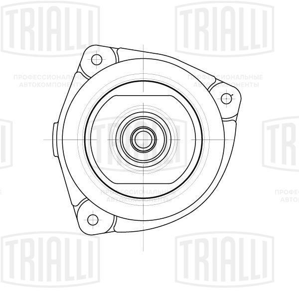 Опора стойки перед. для а м nissan note (06-) tiida (04-) (лев.) (с ...