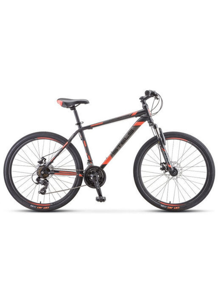 Велосипед Stels Навигатор 700 MD, колесо 27.5", Черный/красный, рама 21 ...