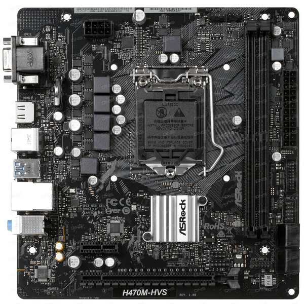 Материнская плата ASRock H470M-HVS купить по низкой цене с доставкой и ...
