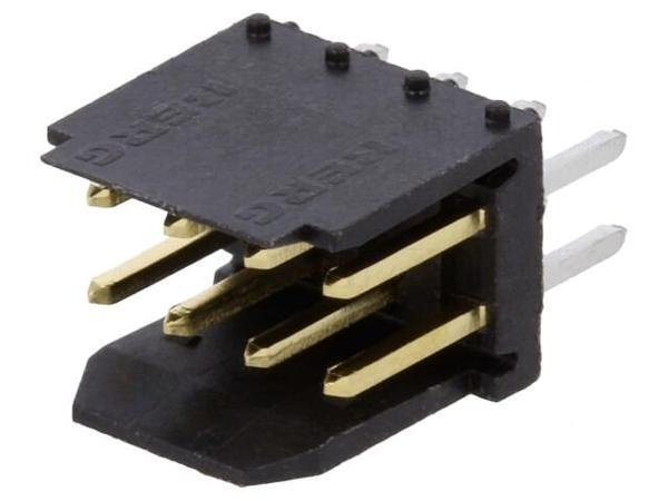 Гнездо Amphenol 76385-304LF "Папа" провод-плата, DUBOX, PIN 8, THT, 3 А ...