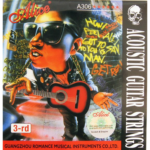 Струна 3-я для акустической гитары Alice A306-XL-3 - купить с доставкой ...