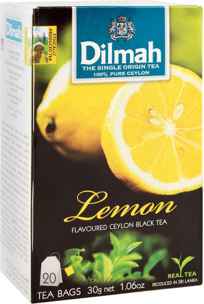 Чайный напиток Dilmah Пикантный лимон, 1,5 г х 20 шт - купить с ...