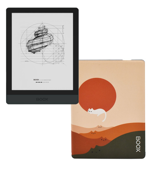 Электронная книга ONYX BOOX POKE 3 с оранжевым чехлом, Монохромный ...