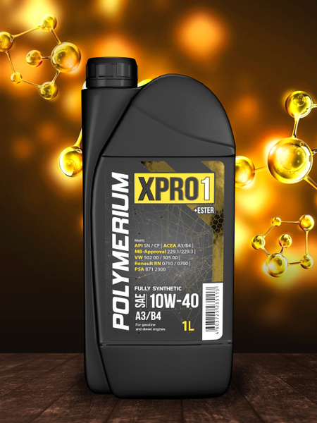 Масло моторное POLYMERIUM 10W-40 Синтетическое - купить в интернет ...